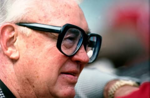 Harry Caray / Chicago Cubs (Photo by Ronald C. Modra/Getty Images)