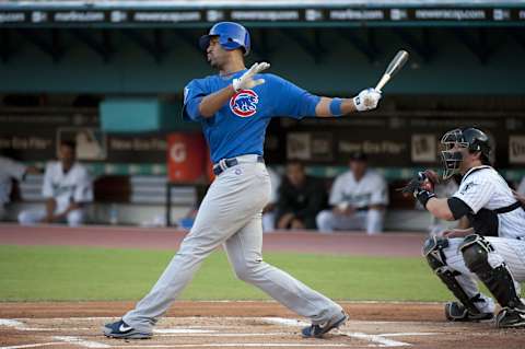 Derrek Lee, Chicago Cubs  (Photo by Ronald C. Modra/Getty Images)