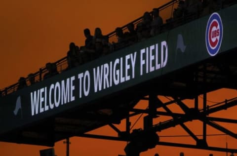 Sep 19, 2016; Chicago, IL, USA; A view of the upper deck of Wrigley Field before the game between the Chicago Cubs and the Cincinnati Reds. Mandatory Credit: Caylor Arnold-USA TODAY Sports