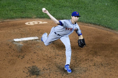 WASHINGTON, DC – SEPTEMBER 03: Jacob deGrom #48 of the New York Mets pitches against the Washington Nationals at Nationals Park on September 3, 2019 in Washington, DC. (Photo by G Fiume/Getty Images)