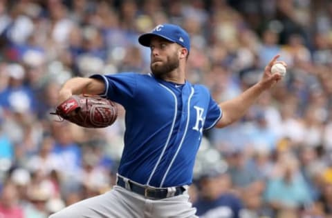 MILWAUKEE, WI – JUNE 27: Danny Duffy #41 of the Kansas City Royals pitches in the first inning against the Milwaukee Brewers at Miller Park on June 27, 2018, in Milwaukee, Wisconsin. (Photo by Dylan Buell/Getty Images)