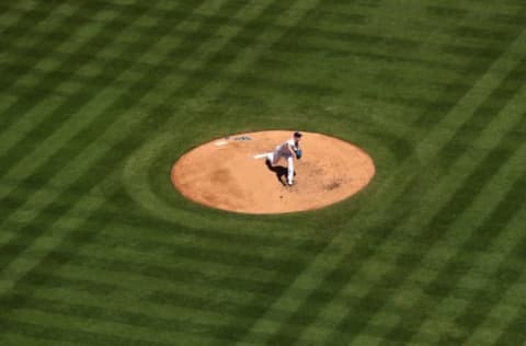 LOS ANGELES, CALIFORNIA – APRIL 17: Walker Buehler #21 of the Los Angeles Dodgers throws a pitch against the Cincinnati Reds during the fifth inning at Dodger Stadium on April 17, 2019, in Los Angeles, California. (Photo by Yong Teck Lim/Getty Images)