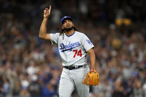 Kenley Jansen of the Los Angeles Dodgers (Photo by Sean M. Haffey/Getty Images)