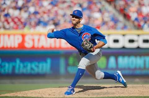 CINCINNATI, OH – JUNE 29: Steve Cishek #41 of the Chicago Cubs pitches in the seventh inning against the Cincinnati Reds at Great American Ball Park on June 29, 2019 in Cincinnati, Ohio. The Cubs won 6-0. (Photo by Joe Robbins/Getty Images)