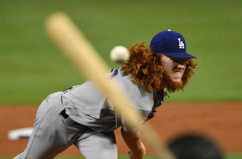 Dustin May, Los Angeles Dodgers (Photo by Mark Brown/Getty Images)