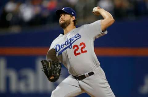 NEW YORK, NEW YORK – SEPTEMBER 13: Clayton Kershaw #22 of the Los Angeles Dodgers pitches during the second inning against the New York Mets at Citi Field on September 13, 2019 in New York City. (Photo by Jim McIsaac/Getty Images)