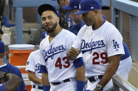 Edwin Rios, Los Angeles Dodgers. (Photo by John McCoy/Getty Images)