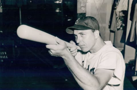 UNSPECIFIED - UNDATED: Brooklyn Dodger Gil Hodges. (Photo by International News/Sports Studio Photos/Getty Images)