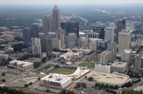 CHARLOTTE, NC – September 14: A general view of BB&T Ballpark, home of the minor league baseball team, Charlotte Knights, on September 14, 2015, in Charlotte, North Carolina. (Photo by Streeter Lecka/Getty Images)