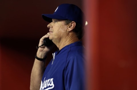 PHOENIX, AZ – MAY 17: Pitching coach Rick Honeycutt