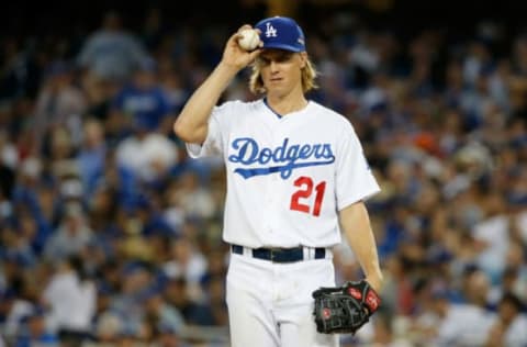 LOS ANGELES, CA – OCTOBER 15: Zack Greinke