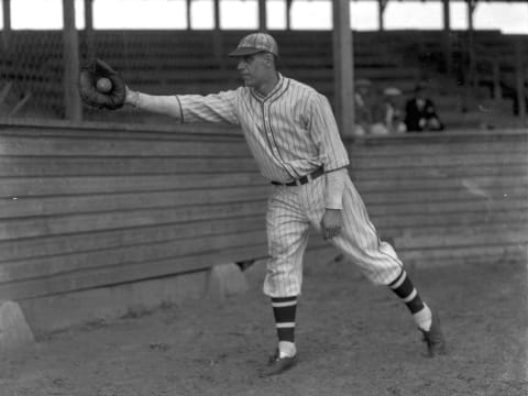 CLEARWATER, FL – MARCH, 1930: Floyd “Babe” Herman, of the Brooklyn Dodgers, poses for a portrait during Spring Training in March, 1930 in Clearwater, Florida. (Photo by: Diamond Images/Getty Images)