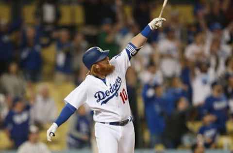 LOS ANGELES, CA – APRIL 29: Pinch-hitter Justin Turner