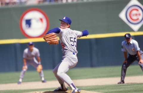 SAN DIEGO, CA – APRIL 30: SAN DIEGO, CA: Orel Hershiser of the Los Angeles Dodgers circa 1988 (Photo by Owen C. Shaw/Getty Images)