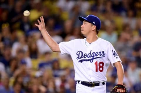 LOS ANGELES, CA – JULY 07: Kenta Maeda