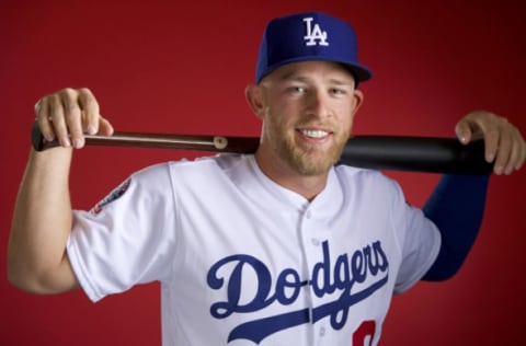 GLENDALE, AZ – FEBRUARY 22: Matt Beaty #84 of the Los Angeles Dodgers poses during MLB Photo Day at Camelback Ranch- Glendale on February 22, 2018, in Glendale, Arizona. (Photo by Jamie Schwaberow/Getty Images)