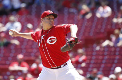 CINCINNATI, OH – MAY 24: David Hernandez #37 of the Cincinnati Reds pitches in the seventh inning against the Pittsburgh Pirates at Great American Ball Park on May 24, 2018 in Cincinnati, Ohio. The Reds won 5-4. (Photo by Joe Robbins/Getty Images)