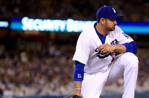 LOS ANGELES, CA – MAY 01: Adrian Gonzalez (Photo by Harry How/Getty Images)