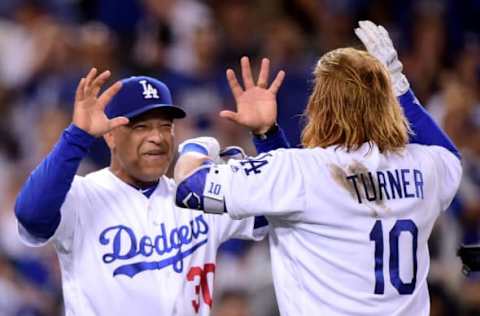 LOS ANGELES, CA – JULY 26: Dave Roberts