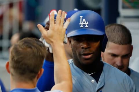 ATLANTA, GA – AUGUST 01: Dodgers’ Yasiel Puig