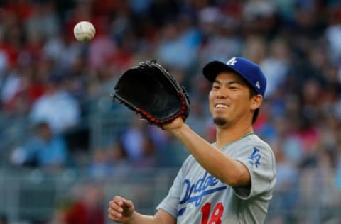 ATLANTA, GA – AUGUST 01: Kenta Maeda