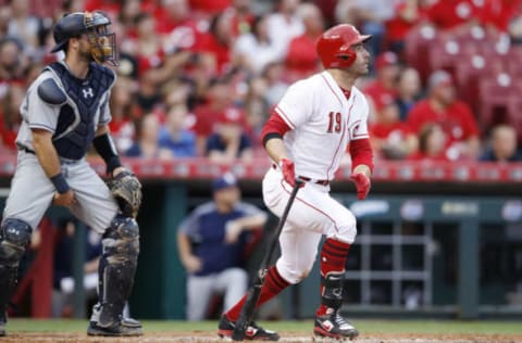 CINCINNATI, OH – AUGUST 07: Joey Votto