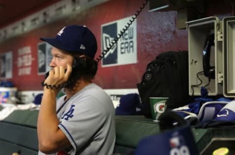 PHOENIX, AZ – AUGUST 09: Pitcher Clayton Kershaw