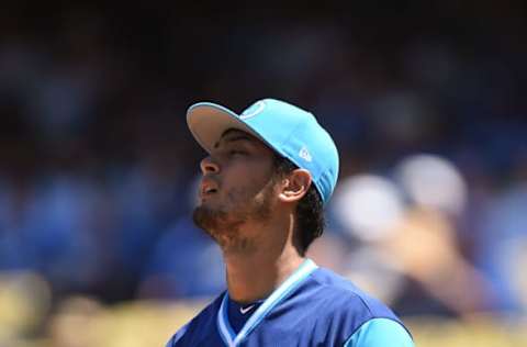 LOS ANGELES, CA – AUGUST 27: Pitcher Yu Darvish