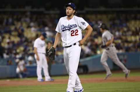 LOS ANGELES, CA – SEPTEMBER 07: Dodgers’ Pitcher Clayton Kershaw