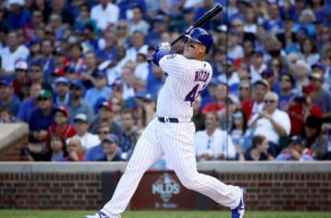 CHICAGO, IL – OCTOBER 09: Anthony Rizzo