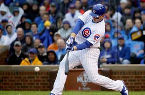 CHICAGO, IL – OCTOBER 11: Anthony Rizzo