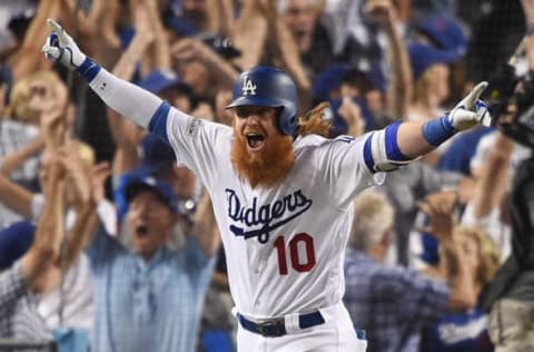 LOS ANGELES, CA – OCTOBER 15: Justin Turner