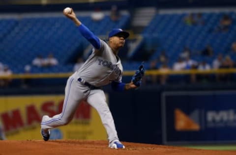 ST. PETERSBURG, FL – AUGUST 23: Pitcher Marcus Stroman