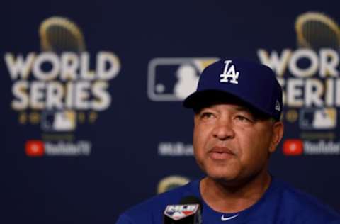 LOS ANGELES, CA – OCTOBER 23: Manager Dave Roberts