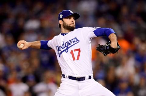 LOS ANGELES, CA - OCTOBER 31: Brandon Morrow