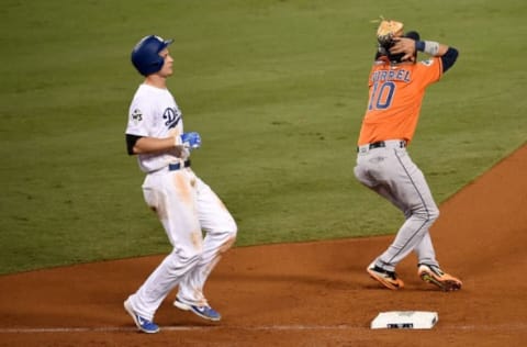 LOS ANGELES, CA – NOVEMBER 01: Yuli Gurriel