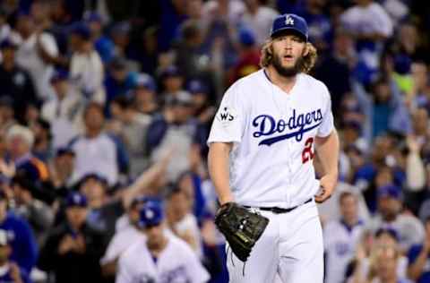 LOS ANGELES, CA – NOVEMBER 01: Clayton Kershaw