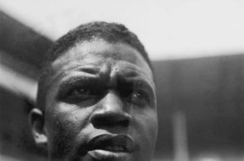 American baseball player Jackie Robinson (1919 – 1972) during his time with the Brooklyn Dodgers, 28th August 1949. (Photo by Hulton Archive/Getty Images)