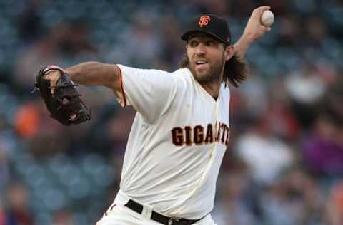 SAN FRANCISCO, CA – SEPTEMBER 16: Madison Bumgarner