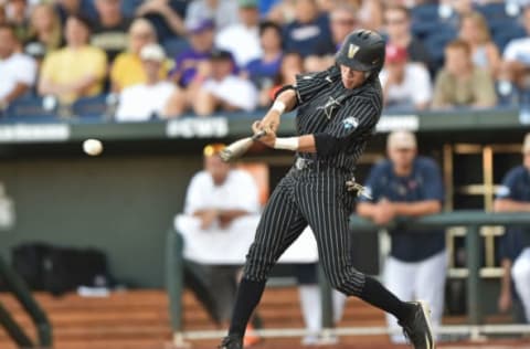 OMAHA, NE – JUNE 22: Left fielder Jeren Kendall