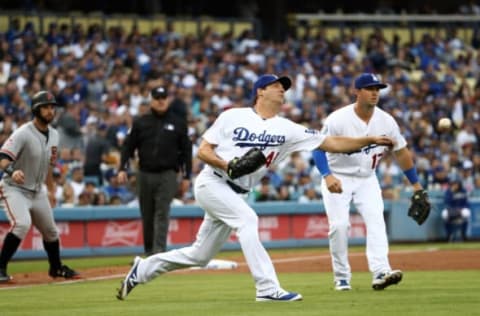 LOS ANGELES, CA – APRIL 01: Pitcher Rich Hill