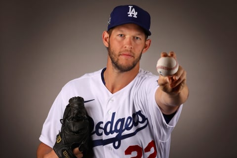 GLENDALE, ARIZONA – FEBRUARY 20: Pitcher Clayton Kershaw #22 of the Los Angeles Dodgers poses for a portrait during MLB media day on February 20, 2020 in Glendale, Arizona. (Photo by Christian Petersen/Getty Images)