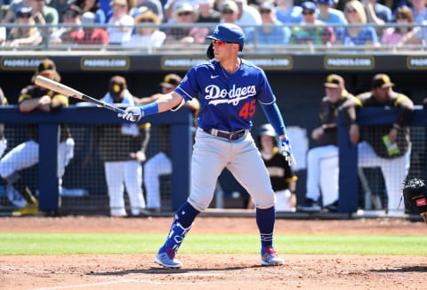 Matt Beaty #45 – Los Angeles Dodgers (Photo by Norm Hall/Getty Images)