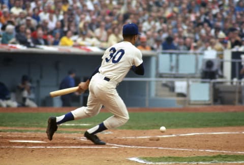 Maury Wills – Los Angeles Dodgers (Photo by Focus on Sport/Getty Images)