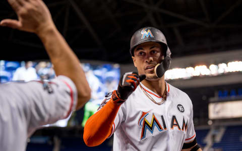 Giancarlo Stanton – Miami Marlins (Photo by Rob Foldy/Miami Marlins via Getty Images)