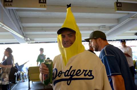 Los Angeles Dodgers - Banana (Photo by Kevork Djansezian/Getty Images)