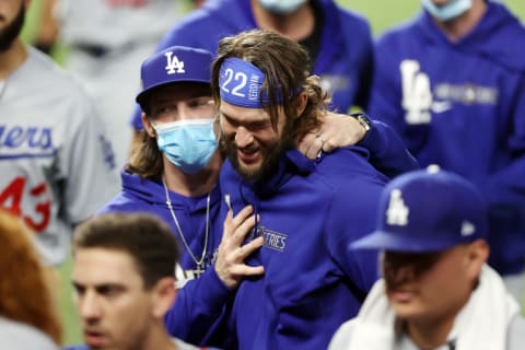 Clayton Kershaw #22 of the Los Angeles Dodgers (Photo by Tom Pennington/Getty Images)