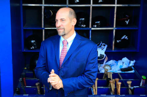 ATLANTA, GA - OCTOBER 02: Former Atlanta Braves player John Smoltz stands in the dugout after the game against the Detroit Tigers at Turner Field on October 2, 2016 in Atlanta, Georgia. (Photo by Daniel Shirey/Getty Images)