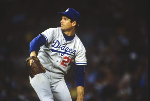 UNSPECIFIED – CIRCA 1978: Pitcher Tommy John #25 of the Los Angeles Dodgers pitches during an Major League Baseball game circa 1978. John played for the Dodgers from 1972-74 and 1976-78. (Photo by Focus on Sport/Getty Images)