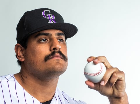 James Pazos of the Colorado Rockies (Photo by Rob Tringali/Getty Images)